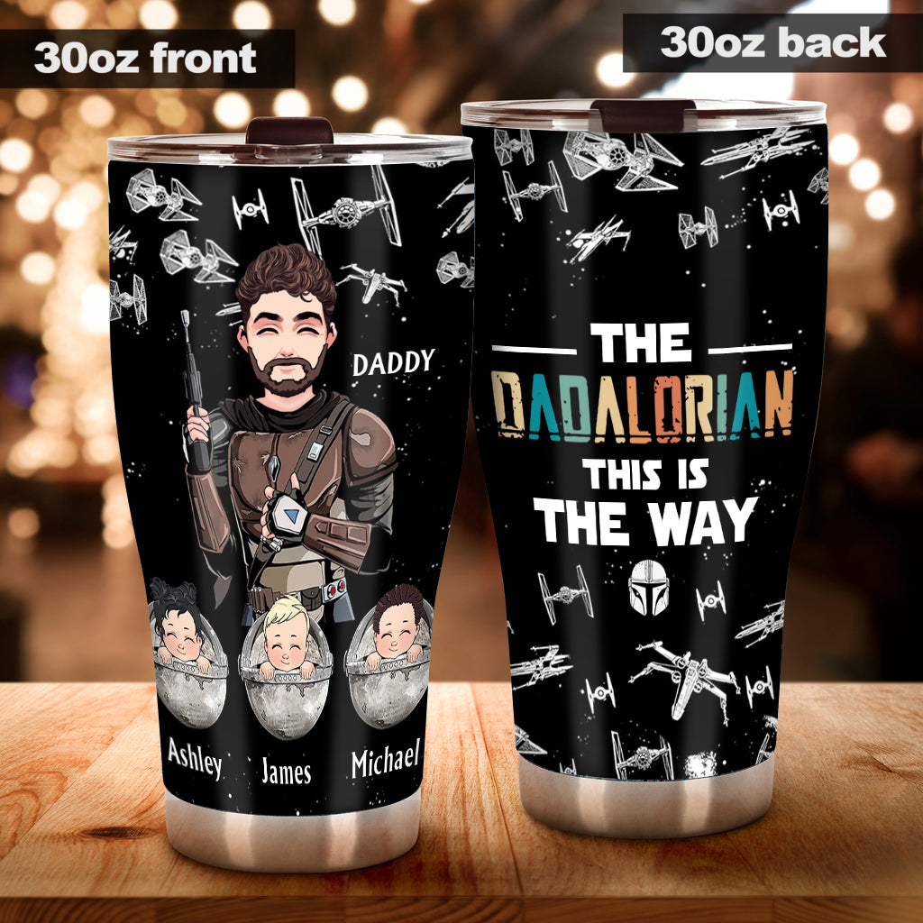 The Dadalorian - Personalized Father Tumbler