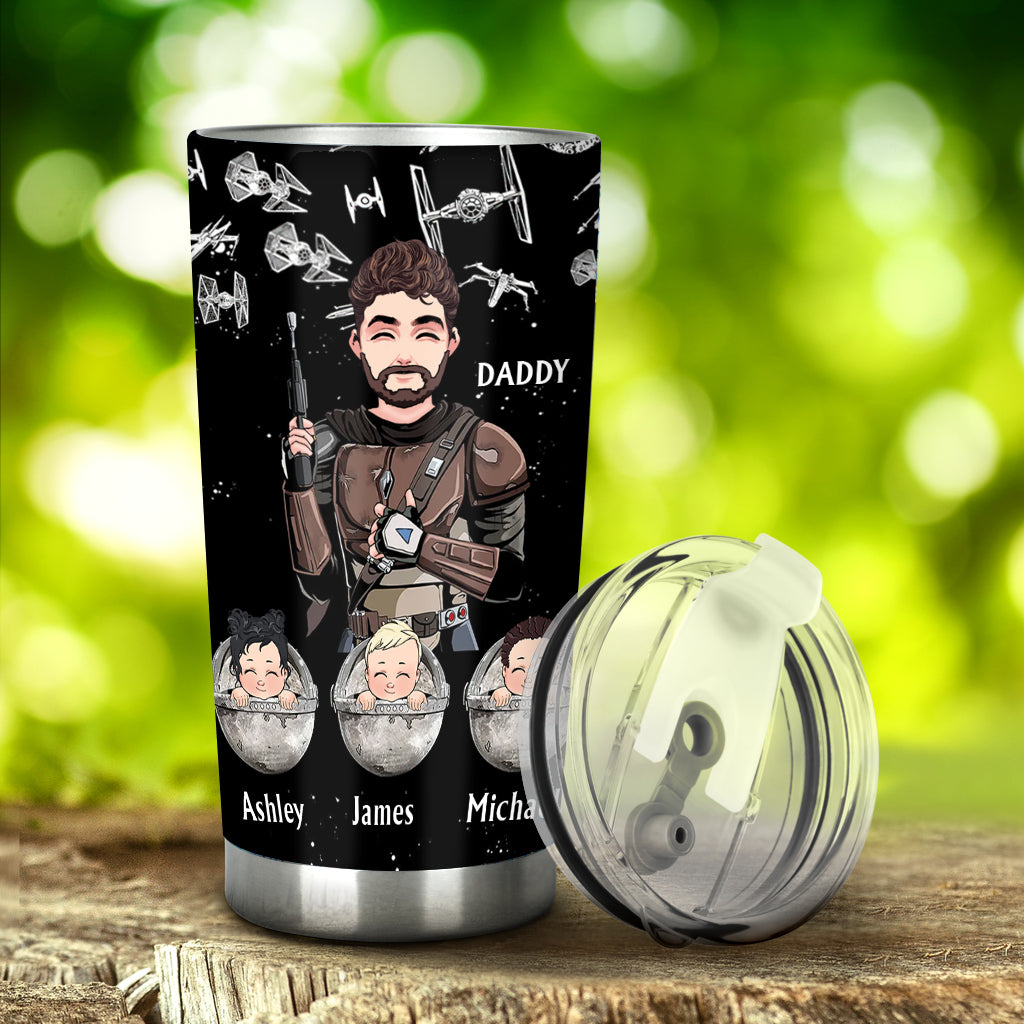 The Dadalorian - Personalized Father Tumbler