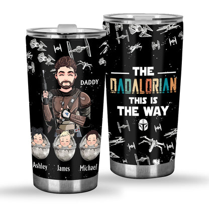 The Dadalorian - Personalized Father Tumbler