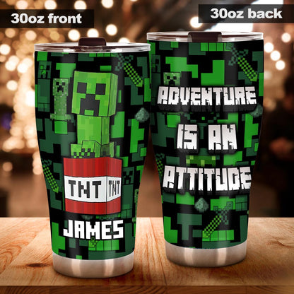 TNT Craftman - Personalized Block World Tumbler