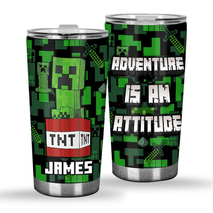 TNT Craftman - Personalized Block World Tumbler