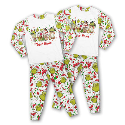 Mischief Snacks - Personalized Christmas Stole Christmas Pajamas Set