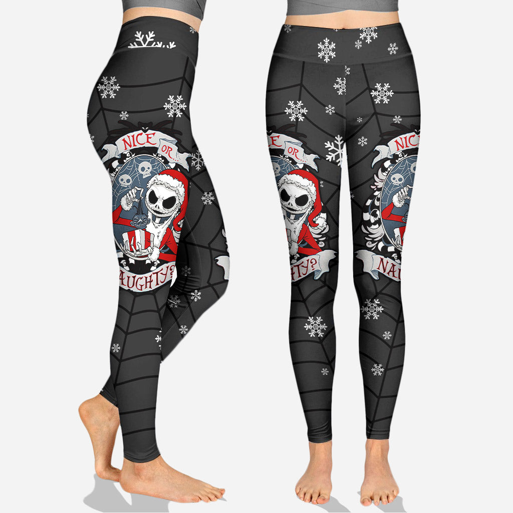 Nice Or Naughty - Personalized Christmas Nightmare Hoodie and Leggings