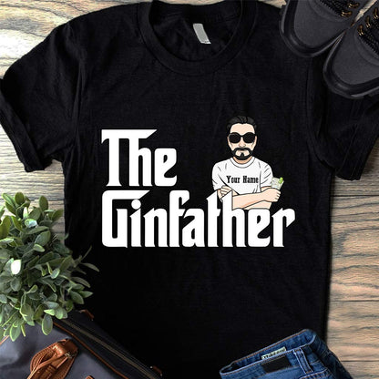 The Gin Father - Personalized Father's Day T-shirt and Hoodie