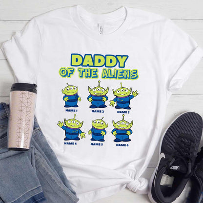 Daddy Of The Aliens - Personalized Father's Day T-shirt and Hoodie