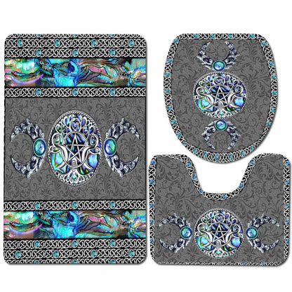 Witches Magic - 3 Pieces Bathroom Mats Set