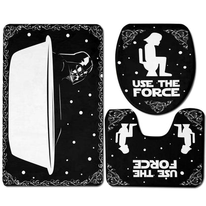 Use The Force - 3 Pieces Bathroom Mats Set