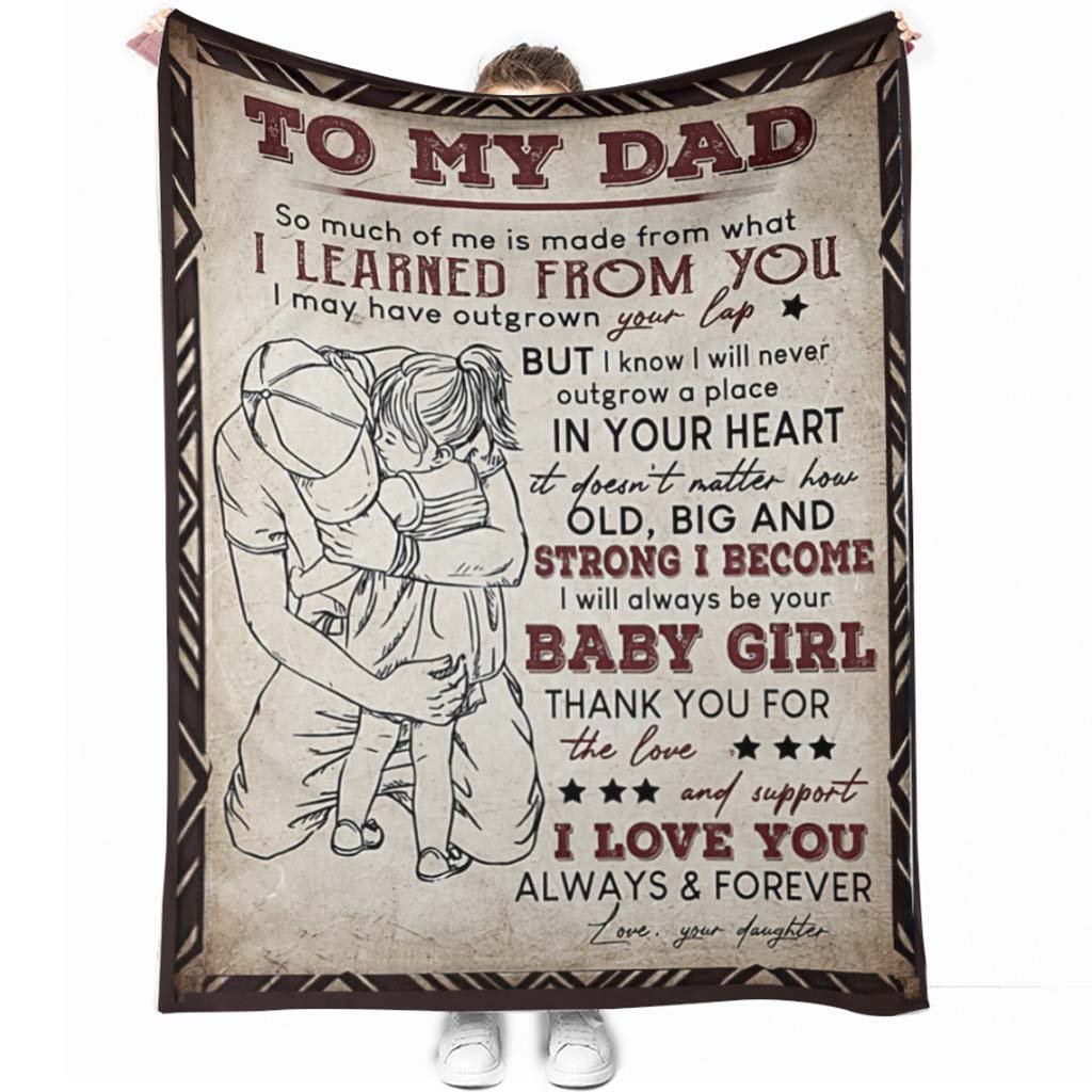 To My Dad - Father Blanket 082021