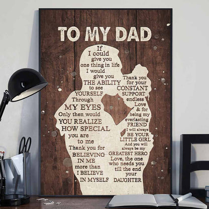 To My Dad - Father Poster 0821