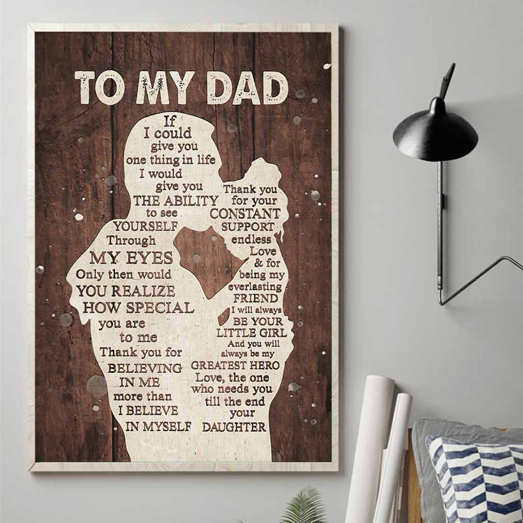 To My Dad - Father Poster 0821