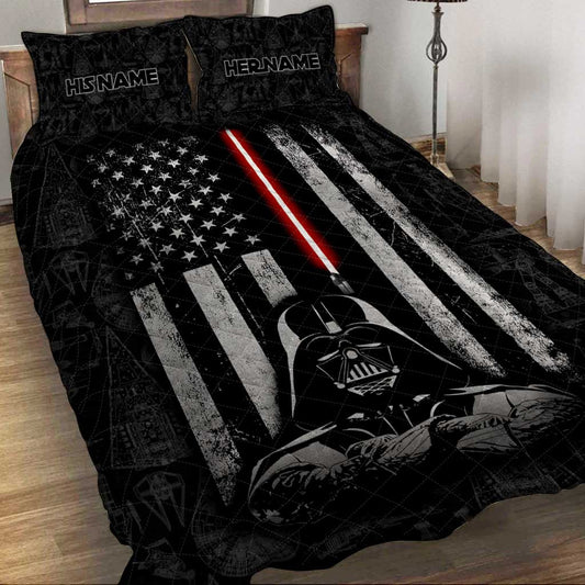 SW Fan - Personalized The Force Quilt Set