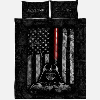 SW Fan - Personalized The Force Quilt Set