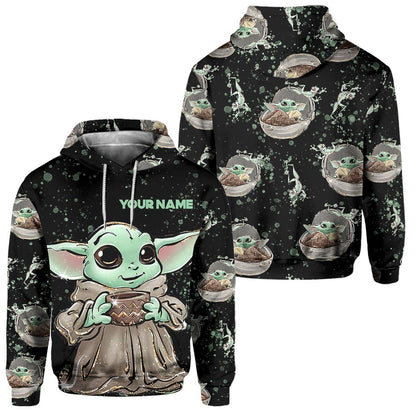 The Child - Personalized The Force Hoodie and Sweatpants