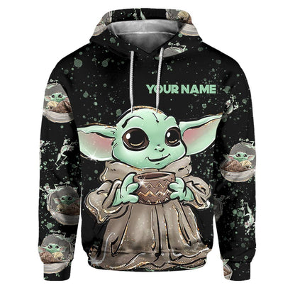 The Child - Personalized The Force Hoodie and Sweatpants