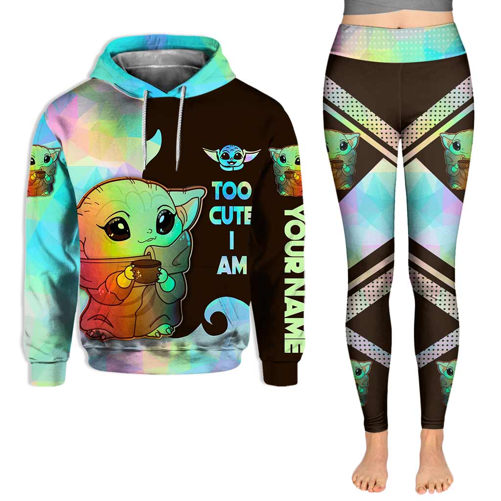 Too Cuter I Am - Personalized Hoodie and Leggings