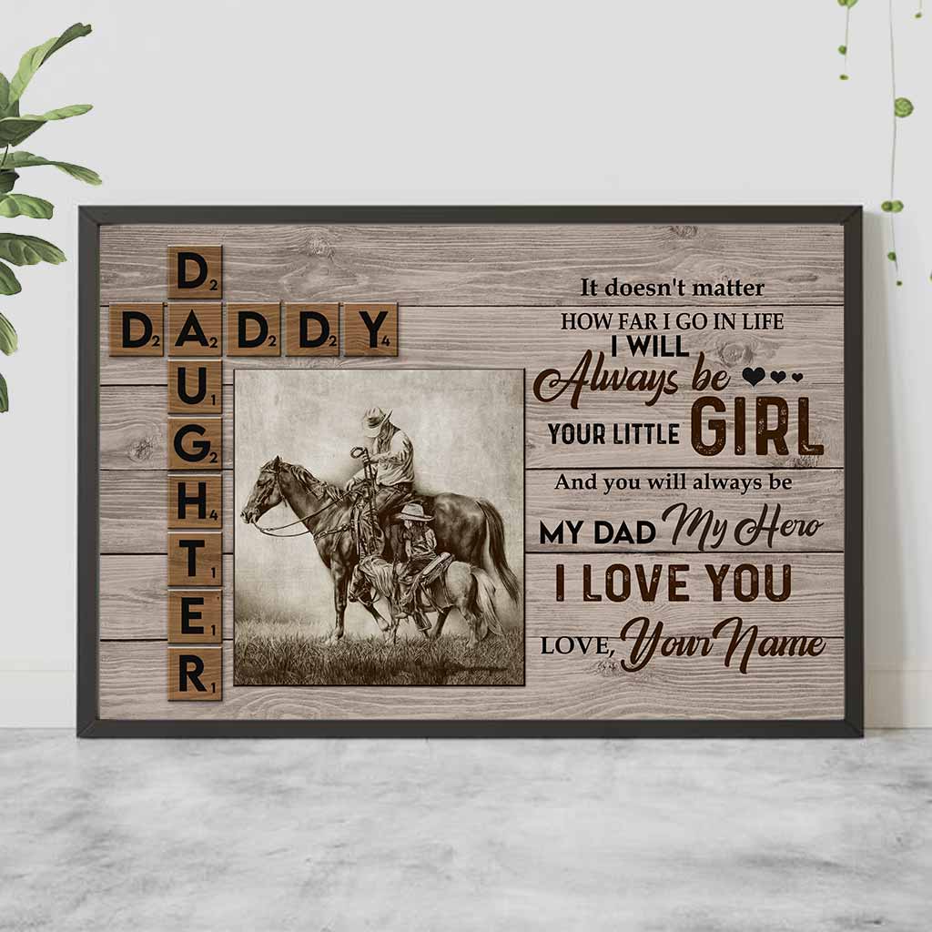 Your Little Girl - Horse Personalized Poster