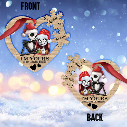 I'm Yours - Personalized Christmas Nightmare Ornament (Printed On Both Sides)