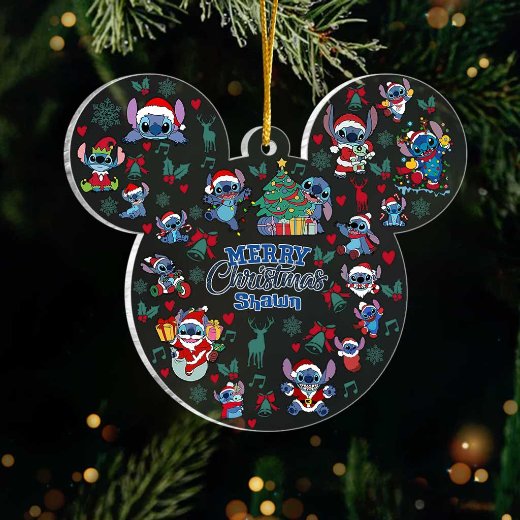 Magical Ohana 2 - Personalized Christmas Ohana Transparent Ornament