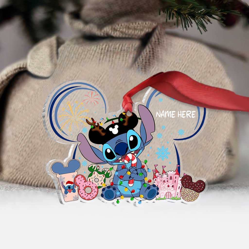 Magical Ohana 1 - Personalized Christmas Ohana Transparent Ornament