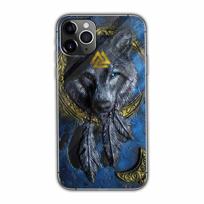 Viking Wolf - Phone Case With 3D Pattern Print