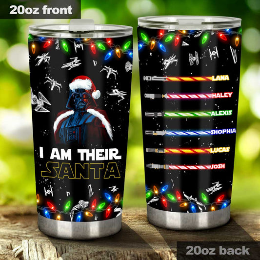 I Am Their Santa - Personalized Christmas Father Tumbler