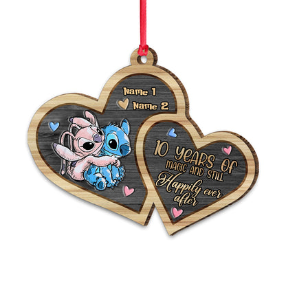 Still Happily Ever After - Personalized Christmas Ohana Ornament (Printed On Both Sides)