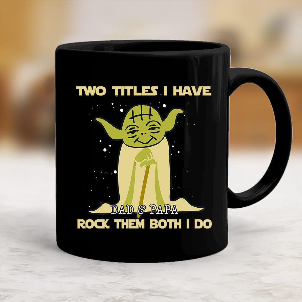 Two Titles I Have - Personalized Father's Day Grandpa Mug