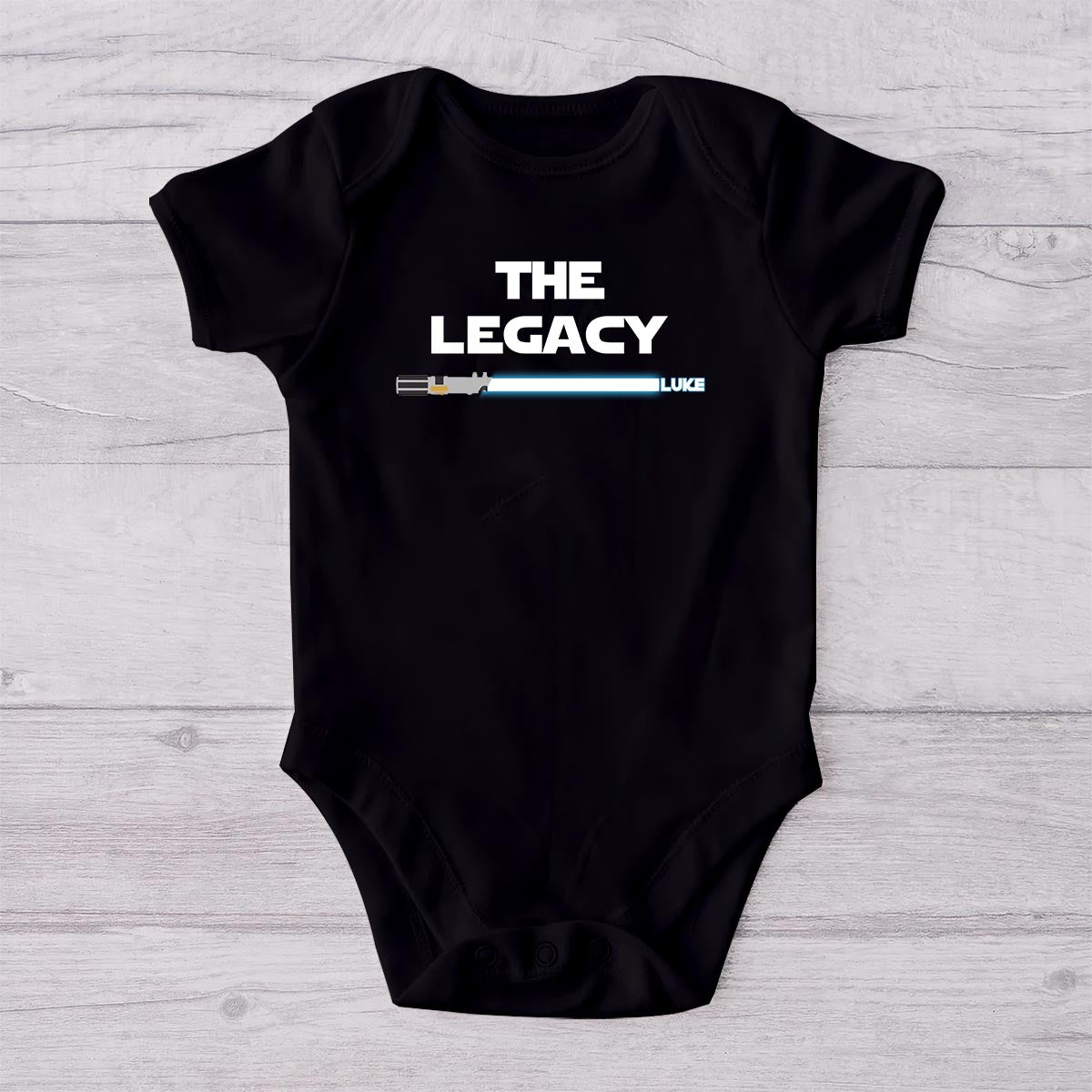 The Myth The Legend - Personalized Father T-shirt And Baby Onesie