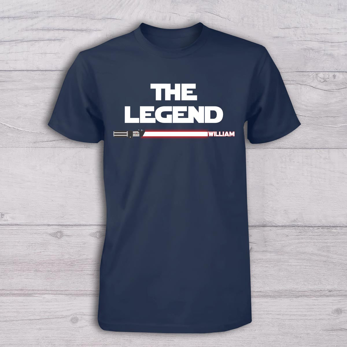 The Myth The Legend - Personalized Father T-shirt And Baby Onesie