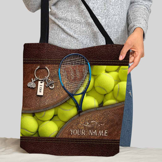 Tennis Personalized  Tote Bag