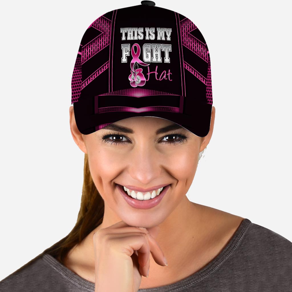 This Is My Fight Hat - Pink Ribbon Breast Cancer Awareness Classic Cap