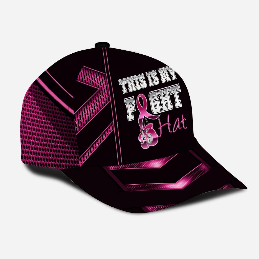 This Is My Fight Hat - Pink Ribbon Breast Cancer Awareness Classic Cap