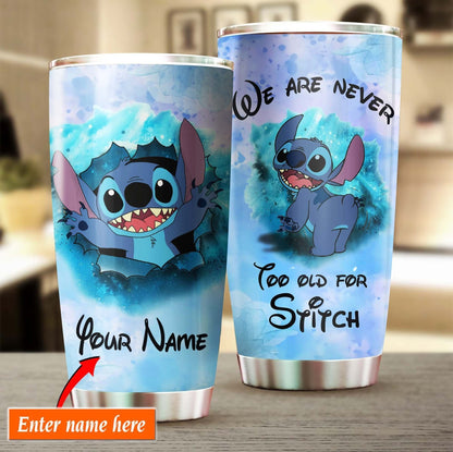 We Are Never Too Old - Personalized Ohana Tumbler 0523