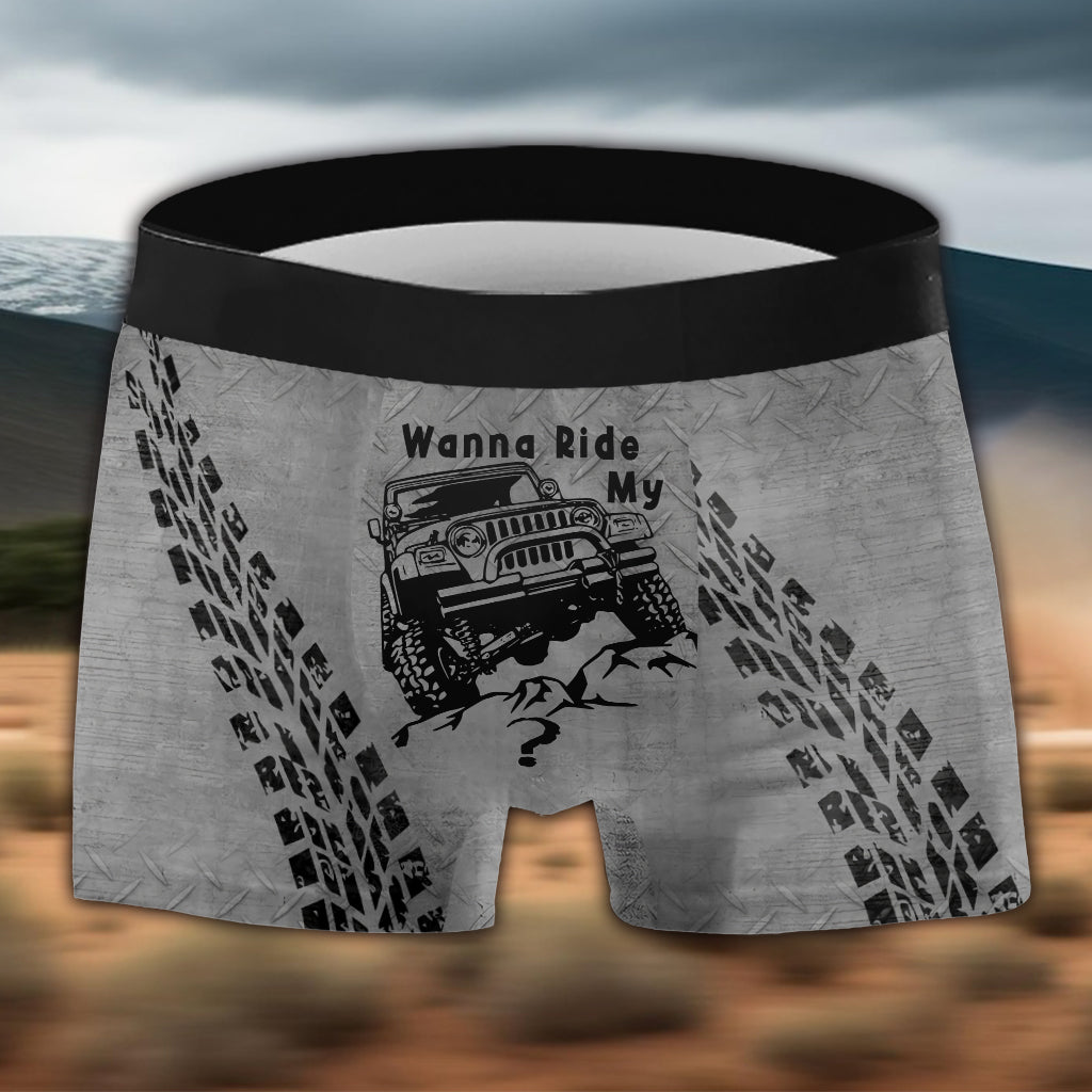 Wanna Ride Car Men Boxer Briefs