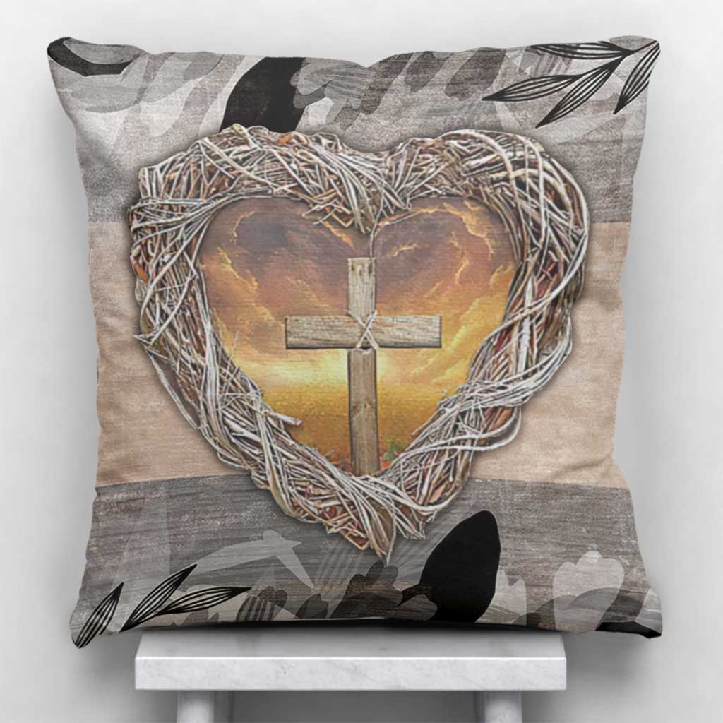 We Will Serve The Lord - Personalized Christian Throw Pillow