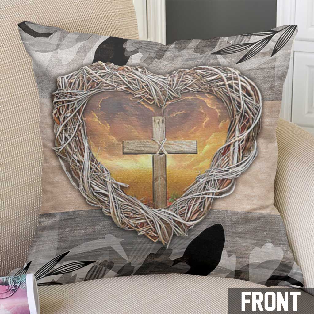 We Will Serve The Lord - Personalized Christian Throw Pillow