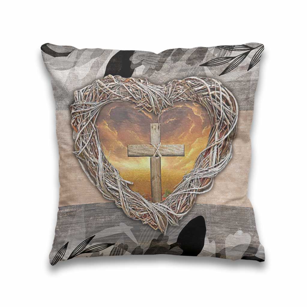 We Will Serve The Lord - Personalized Christian Throw Pillow