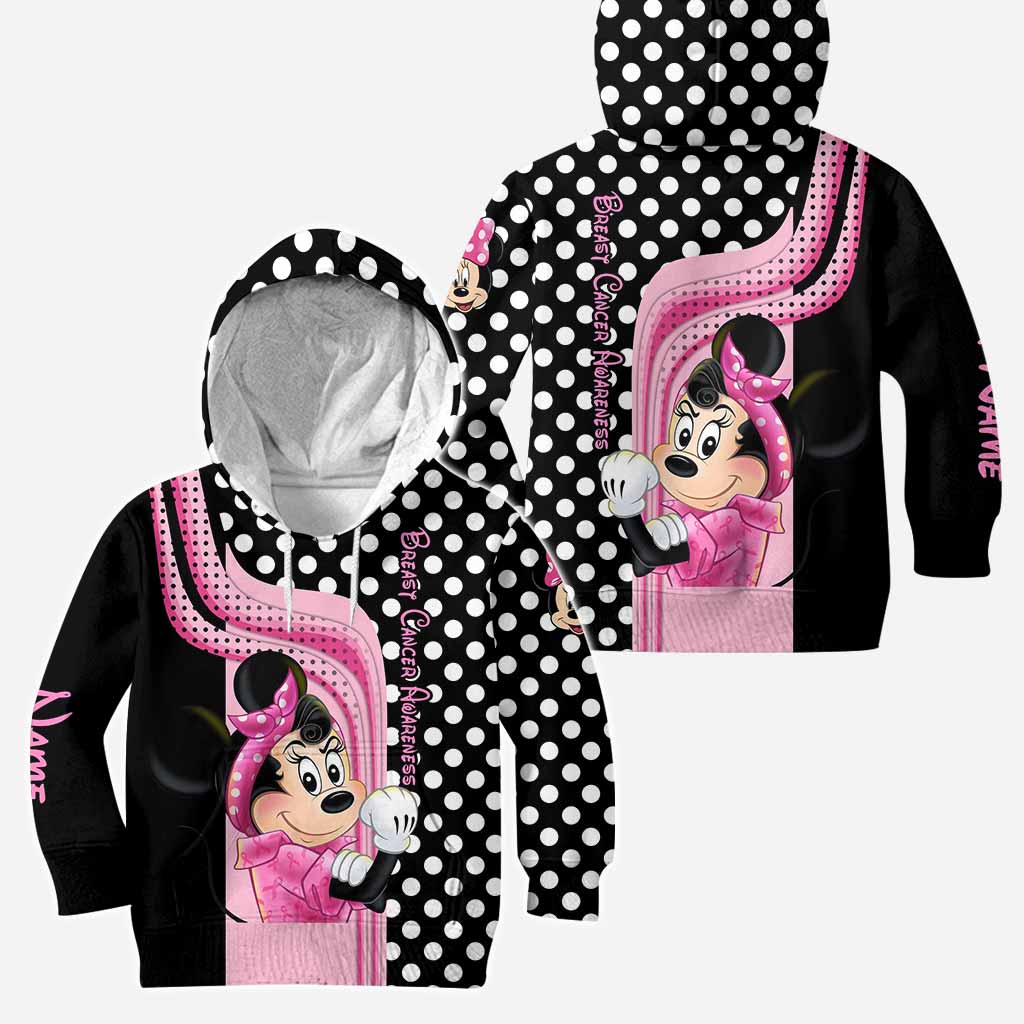 Unbreakable - Personalized Breast Cancer Awareness Hoodie and Leggings