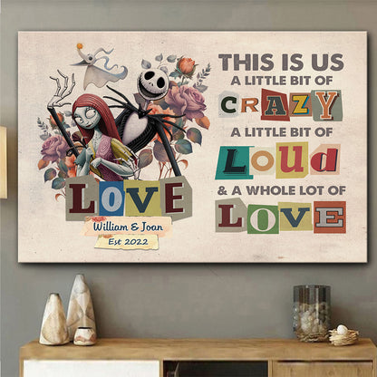 This Is Us - Personalized Couple Nightmare Canvas And Poster