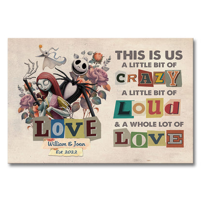 This Is Us - Personalized Couple Nightmare Canvas And Poster