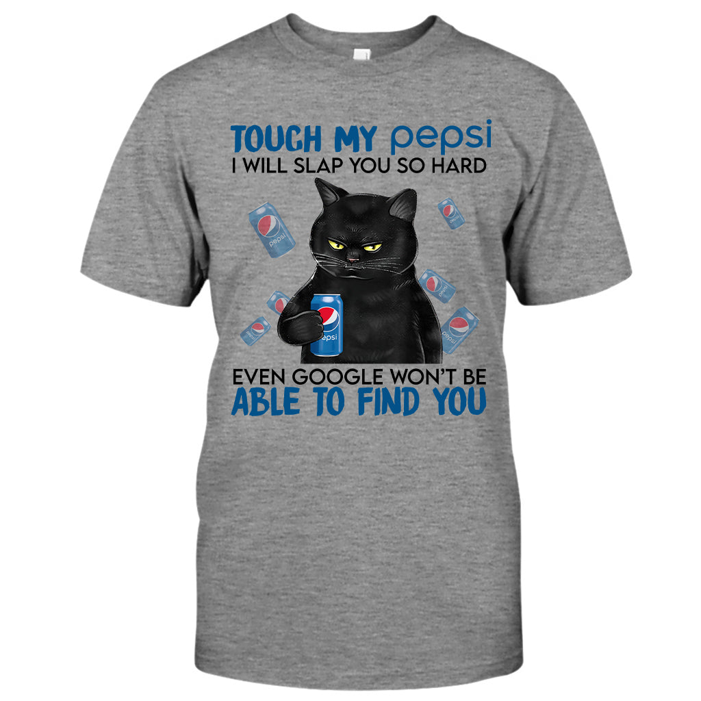 Touch My Drink - Personalized Blue Soft Drink T-shirt and Hoodie