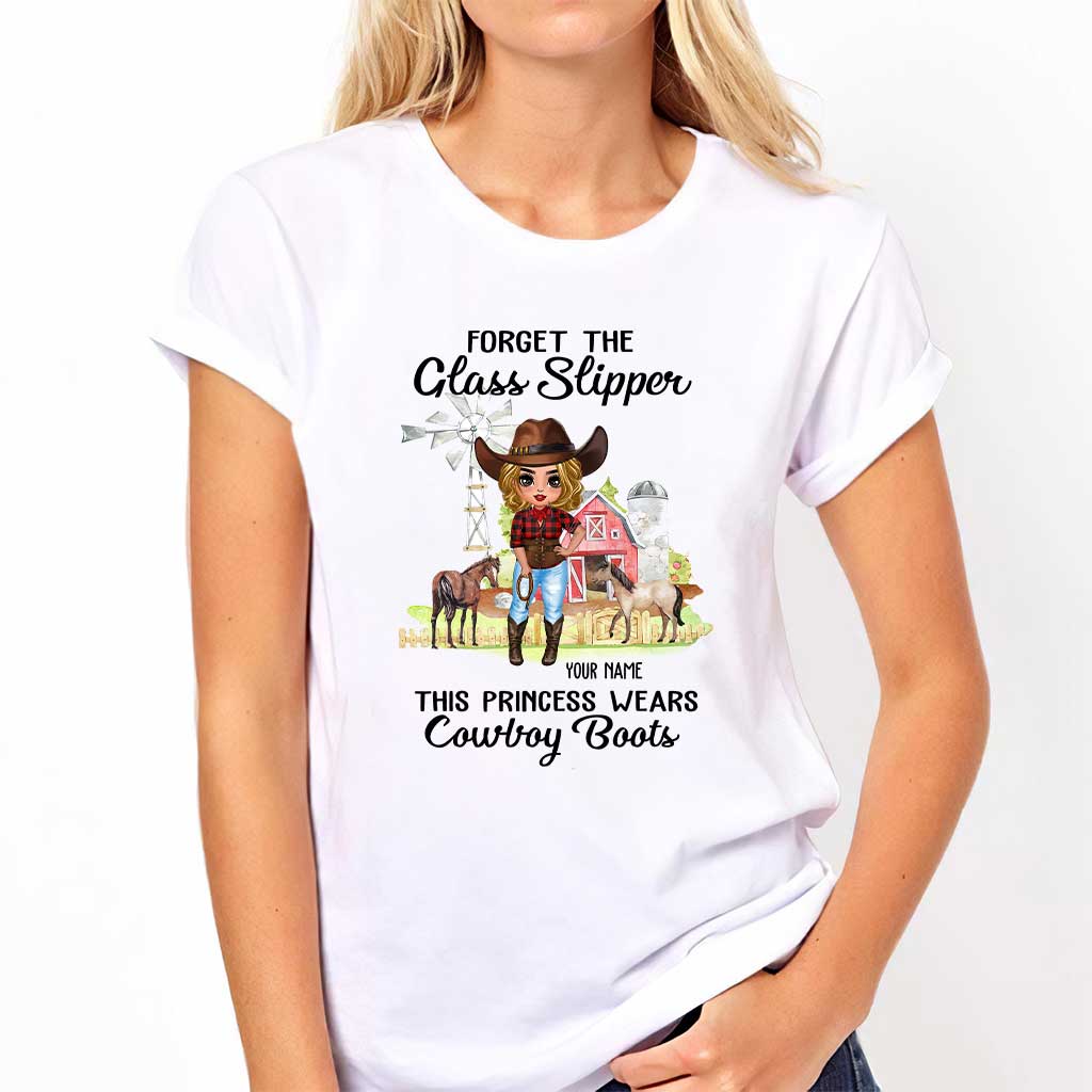 This Princess Wears Cowboy Boots - Personalized Horse T-shirt and Hoodie