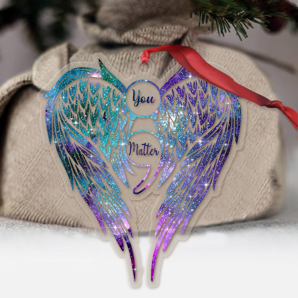 You Matter - Christmas Suicide Prevention Transparent Ornament