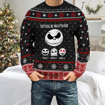 Father Of Nightmare - Personalized Christmas Sweater