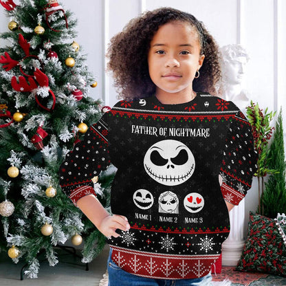 Father Of Nightmare - Personalized Christmas Sweater