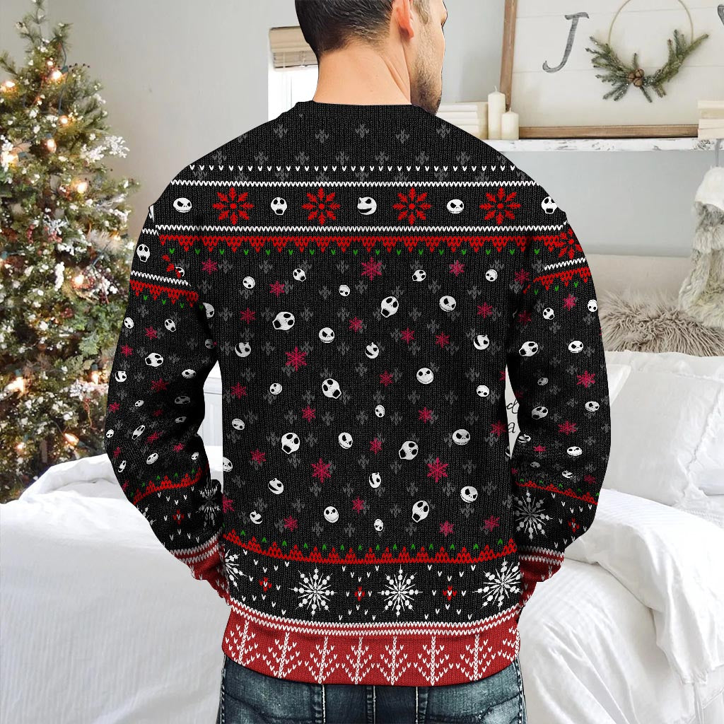 Father Of Nightmare - Personalized Christmas Nightmare Sweater