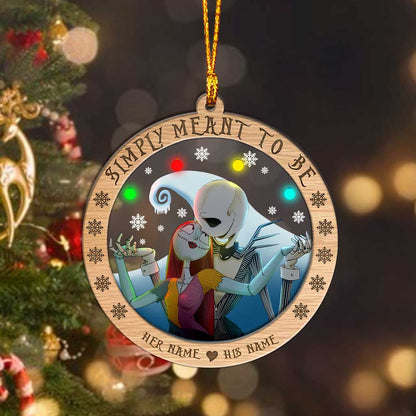 Simply Meant To Be - Personalized Christmas Nightmare Layers Mix Ornament