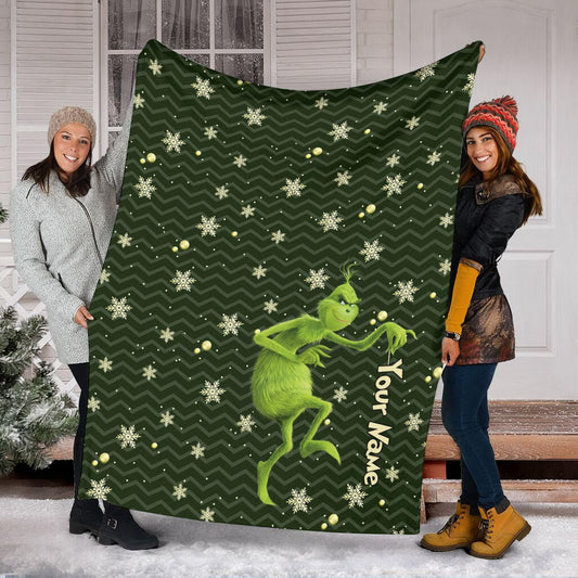 Wonderful Time Of A Year - Personalized Stole Christmas Blanket