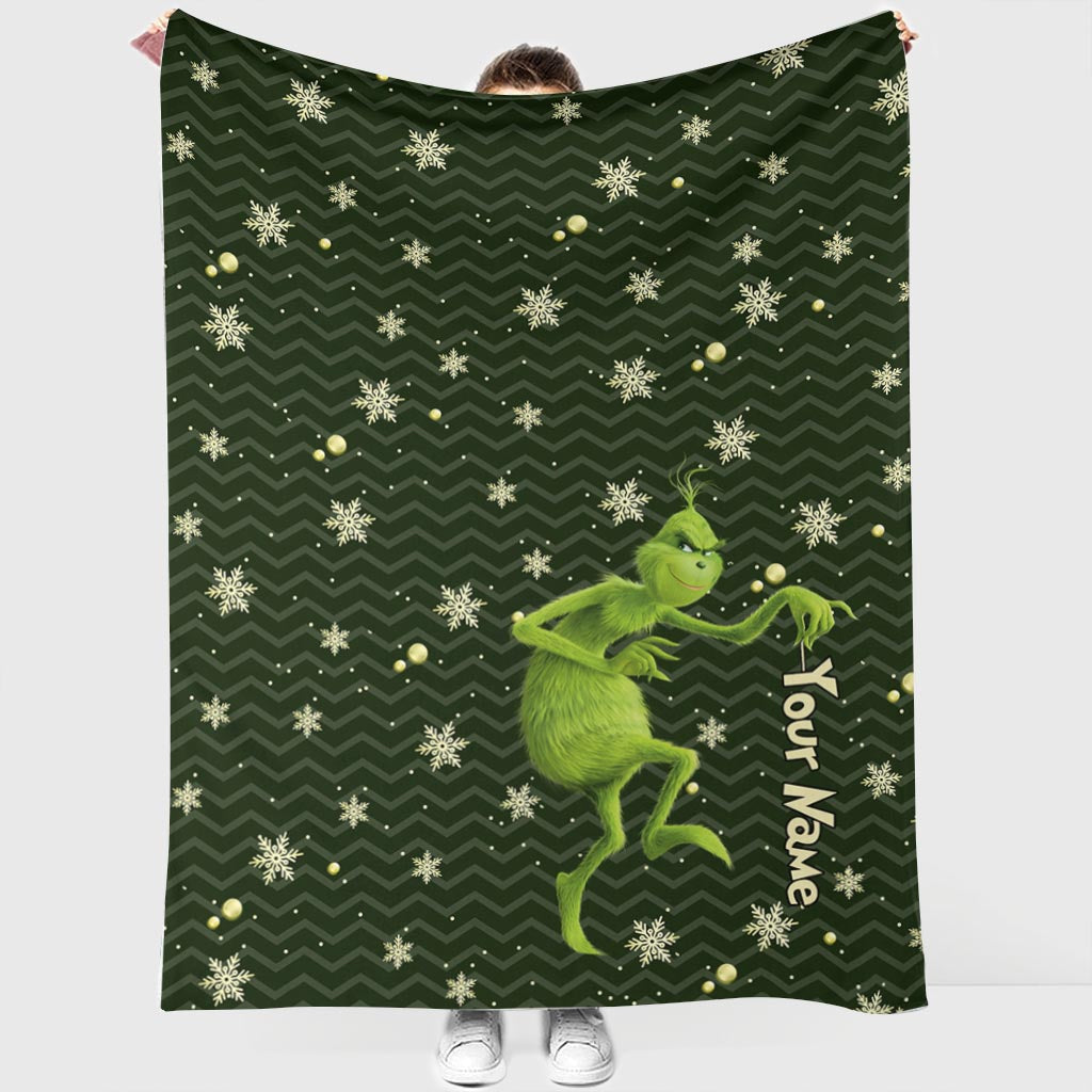 Wonderful Time Of A Year - Personalized Stole Christmas Blanket