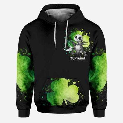 Zero Lucks Given - Personalized Patrick's Day Nightmare Hoodie and Leggings